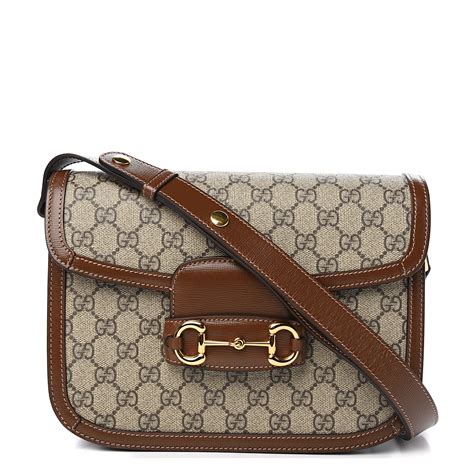 gucci brown gg canvas shoulder bag|authentic gucci shoulder bag.